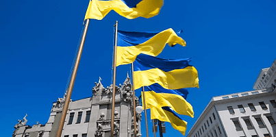 Ukraine flags lw