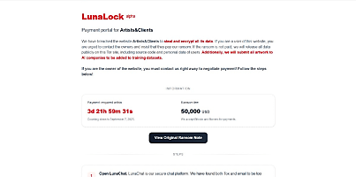 LunaLock ArtistsClients rbpfdc