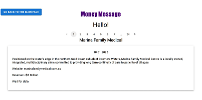 Marina Family Medical Money Message ortsdg