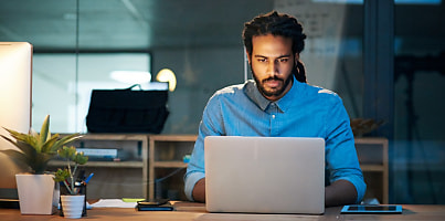 employee working desk reb ivcbpi