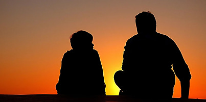 father son silhouette reb kipypi