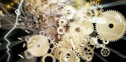 brain with cogs