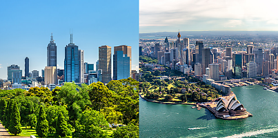 melbourne sydney skylines reb snhnkq