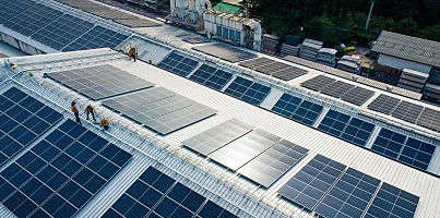 solar panels industrial rooftop reb qn753r