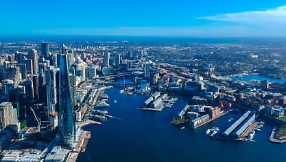 Sydney aerial shot reb