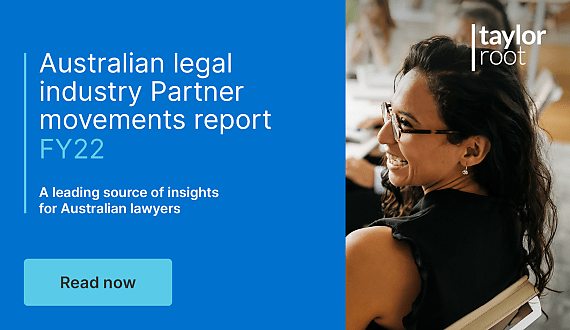 Australian legal industry Partner movements report FY22
