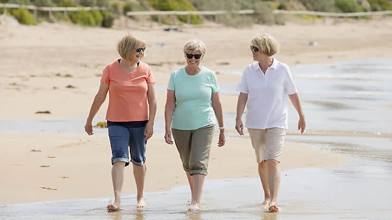 senior women beach ne