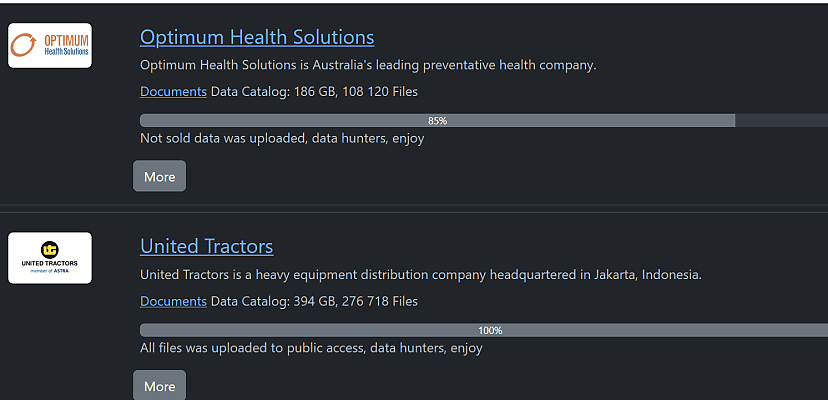 Australian healthcare provider hacked, client medical data published