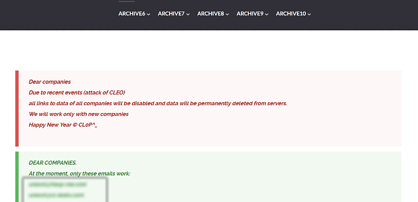Clop ransomware gang confirms it is actively exploiting Cleo MFT vulnerabilities