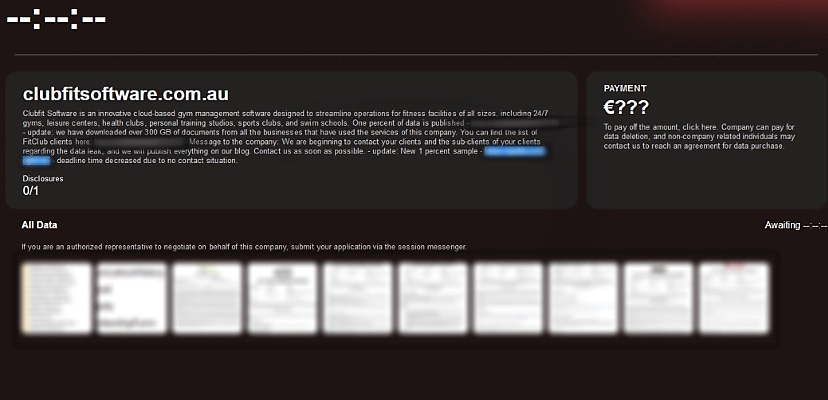 Exclusive: Ransomware group KillSec claims hack on Clubfit Software