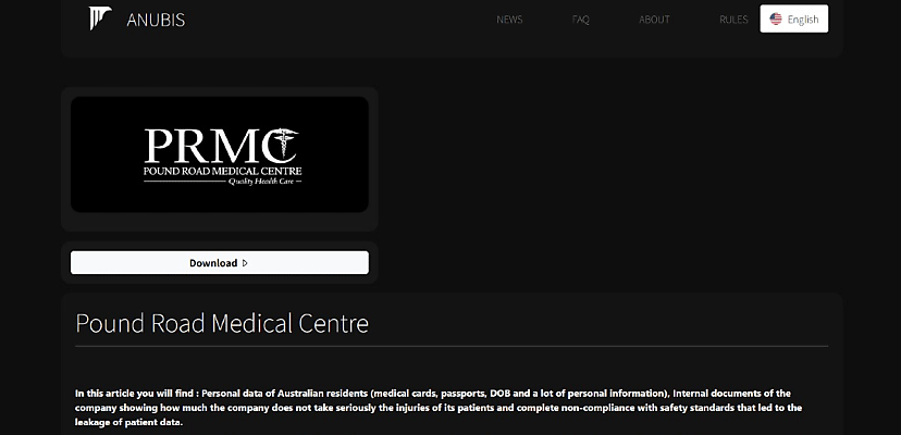 Exclusive: Hackers publish alleged patient data and CCTV footage following medical centre cyber incident