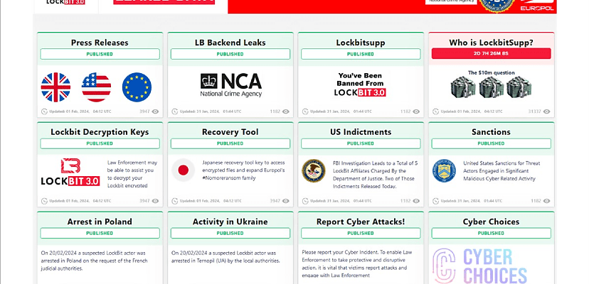 LockBit gang data leaked on own dark web site as NCA, FBI release new details