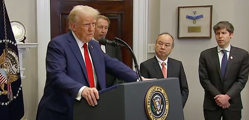 Trump announces US$500bn AI infrastructure investment with AI giants