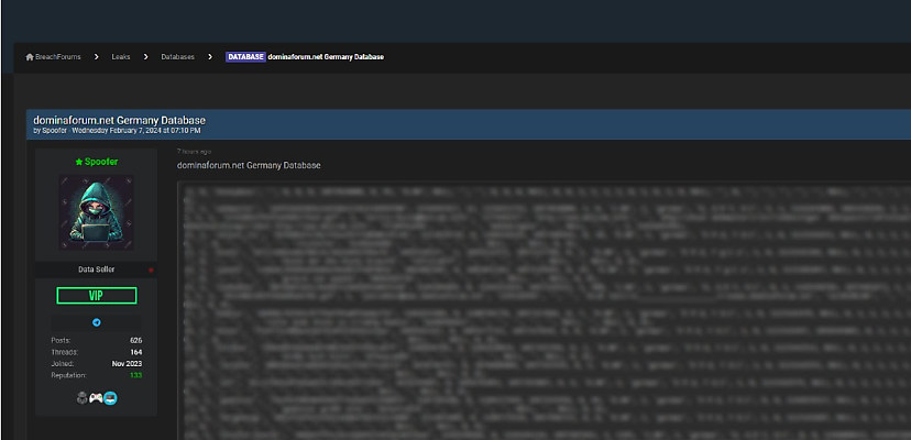 Hacker leaks more than 12,000 user records from German fetish forum