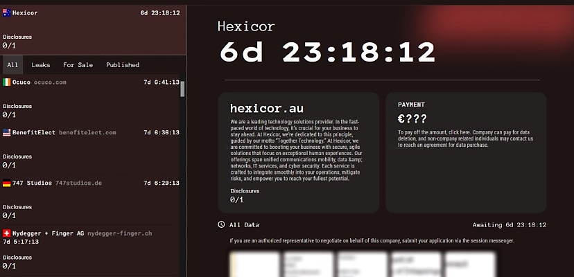 Exclusive: KillSec claims ransomware attack on Queensland IT services firm Hexicor