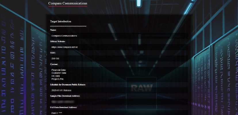 Exclusive: Kiwi telco Compass Communications confirms ransomware attack