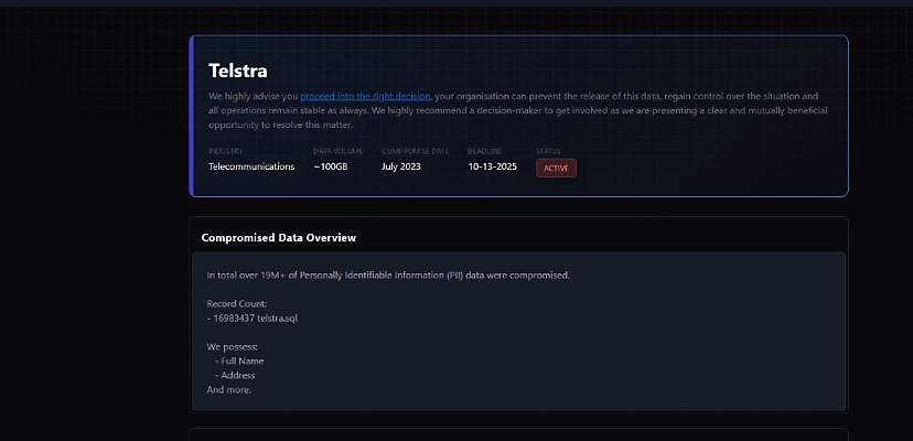 Telstra denies Scattered LAPSUS$ Hunters hacking claim