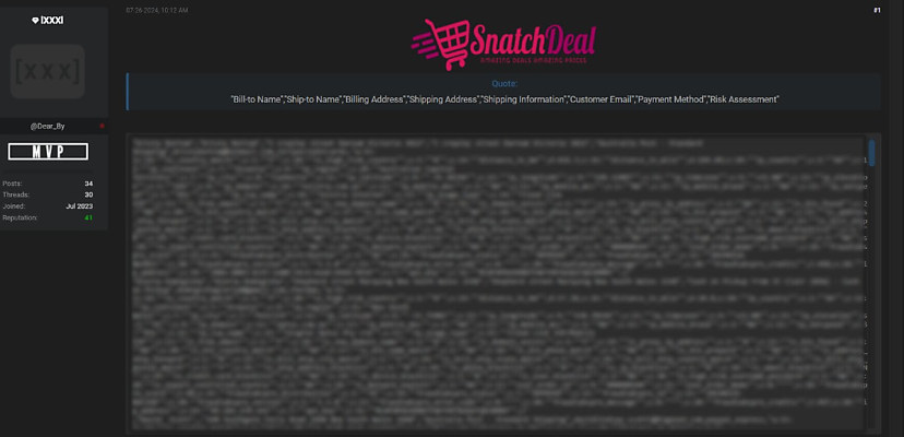 Exclusive: SnatchDeal customer details and ‘risk assessment’ data leaked