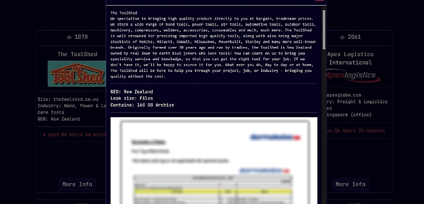 Exclusive: Sarcoma ransomware gang claims hack of The ToolShed
