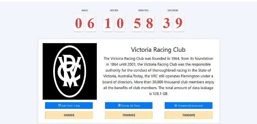 Exclusive: Medusa ransomware gang demands US$700,000 payment from Victoria Racing Club