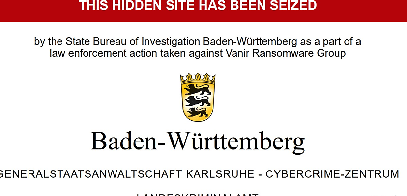 Vanir Group ransomware gang’s leak site seized by German authorities