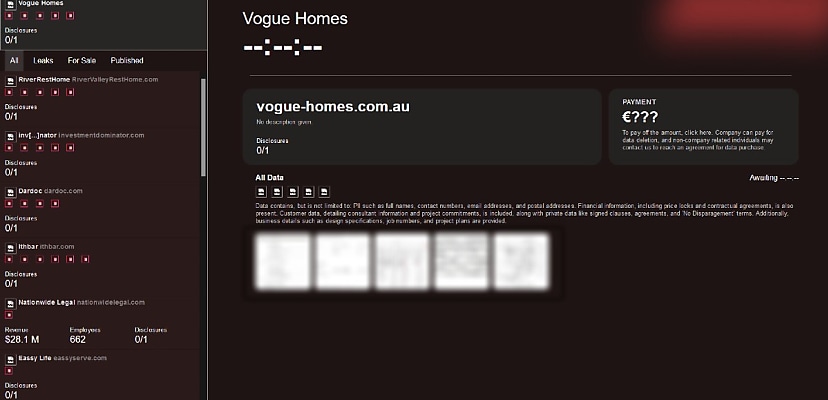 Exclusive: KillSec ransomware gang claims alleged hack of Vogue Homes 
