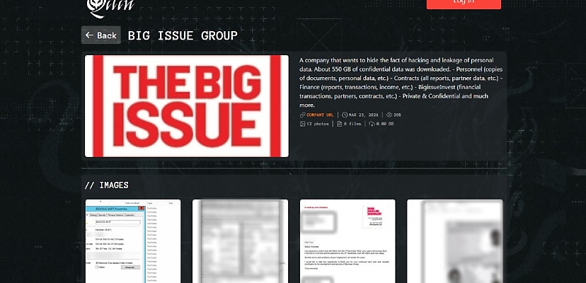 The UK’s Big Issue Group allegedly hacked by Qilin ransomware group