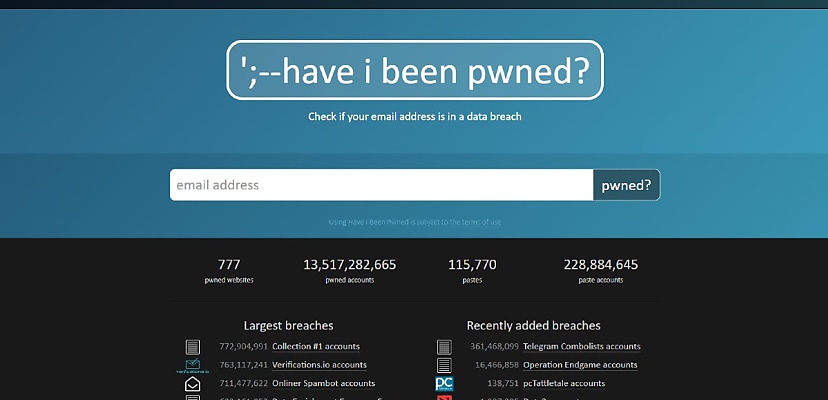 Have I Been Pwned adds new dataset of 361m email addresses