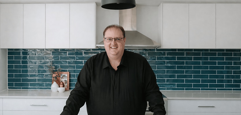 Greg in kitchen g9k3ej