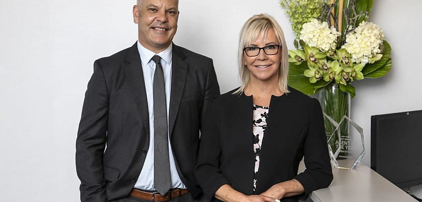 HIGH RES Stone Engadine principal Wade Gilmore and business partner Coleen Bowen Oct2020