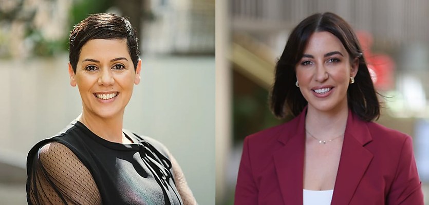 christine mikhael and natalie hortz reb