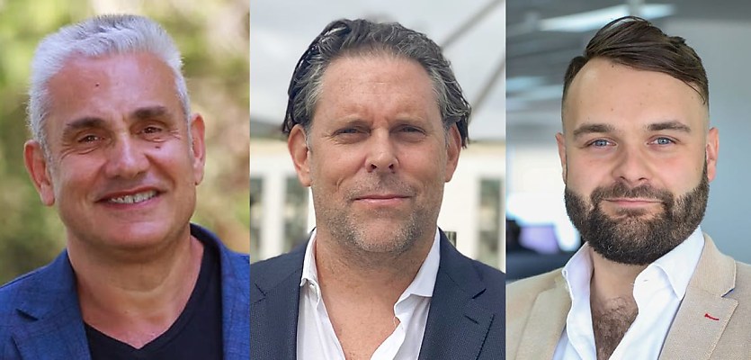 tom panos phil tarrant and liam garman reb iiq4kr