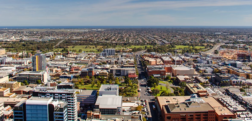 adelaide south australia aerial shot reb bzzqur