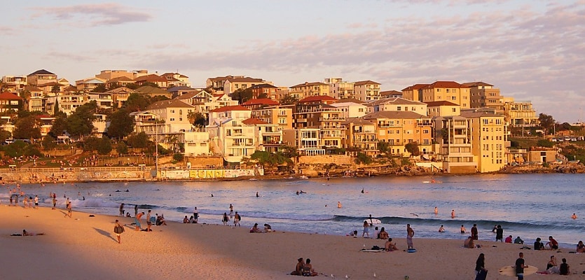 australia beach sunset reb tsqmb3