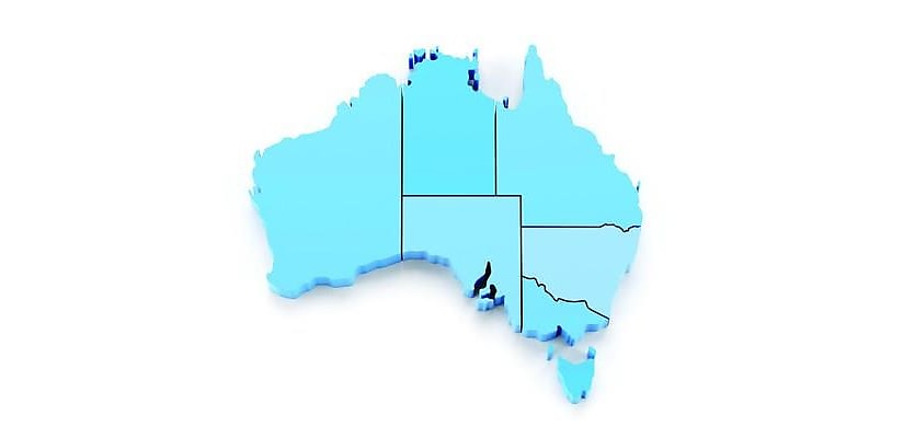 australia map