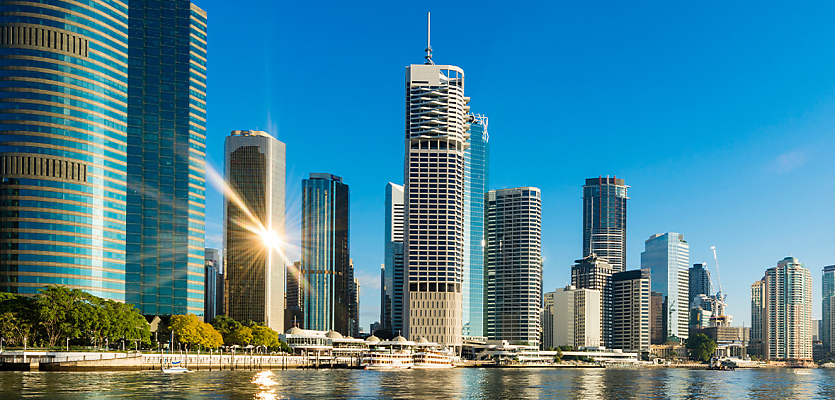 brisbane skyscrapers sunlight reb rldpcy