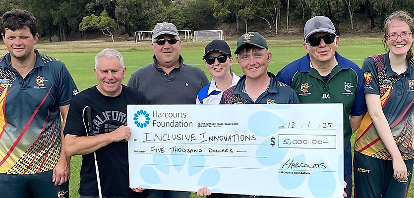harcourts tas tigers blind cricket team reb tljp9z