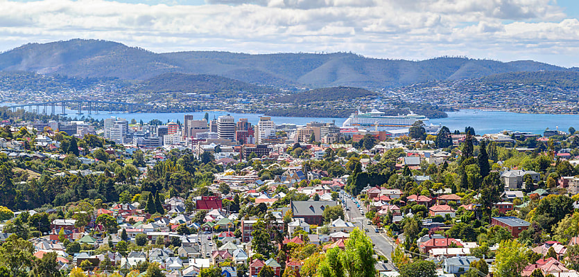 hobart tasmania aerial reb gmnd54