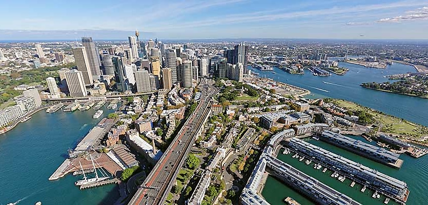 Barangaroo aerial reb