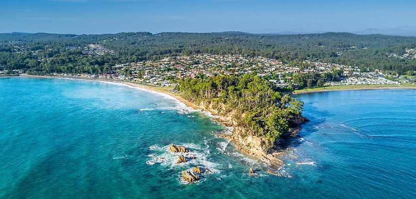 Batemans Bay aerial reb