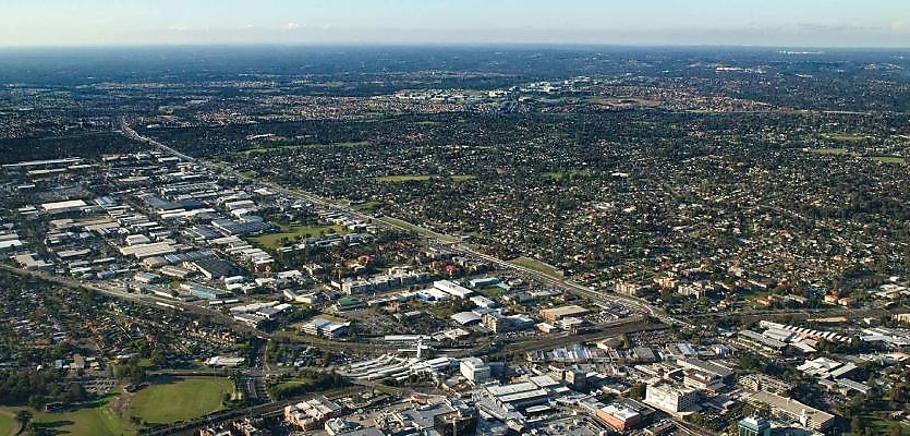 Blacktown aerial reb