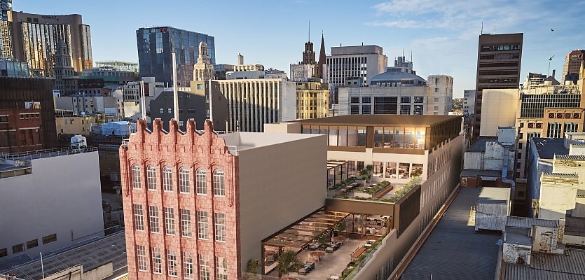 CBD Melbourne aerial reb