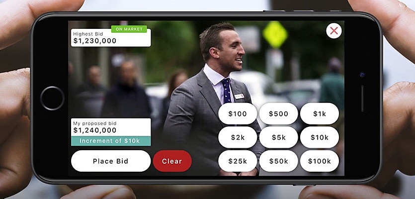 Gavl real time auction app reb