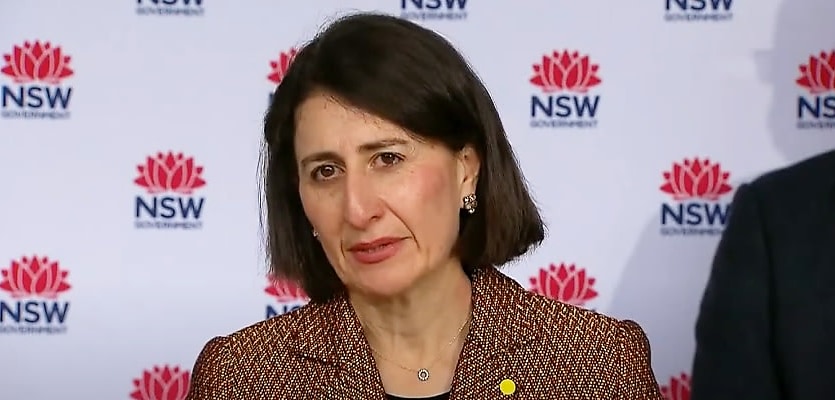 Gladys Berejiklian presscon reb