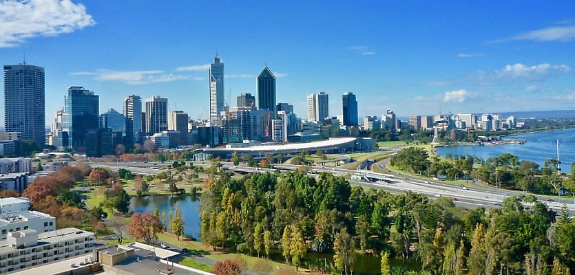 Perth landscape city reb