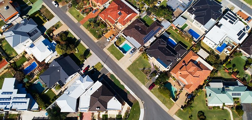 Perth suburb street reb