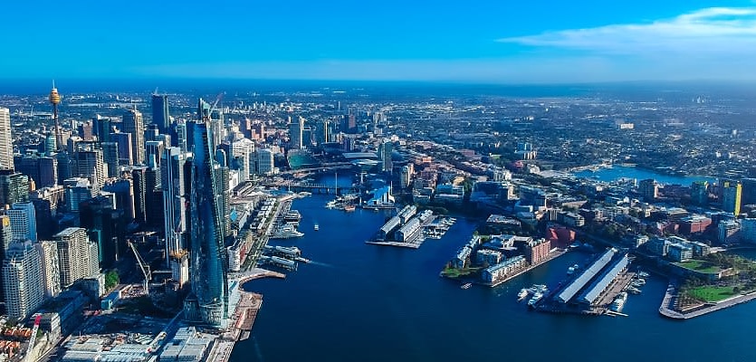 Sydney aerial shot reb