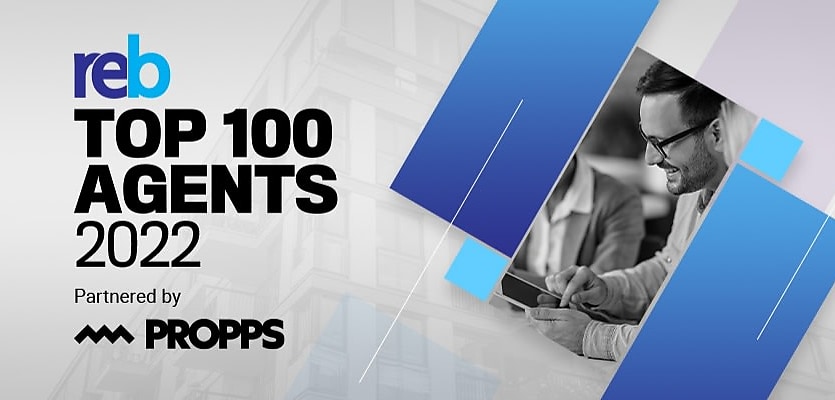 Top 100 real estate agents 2022 reb