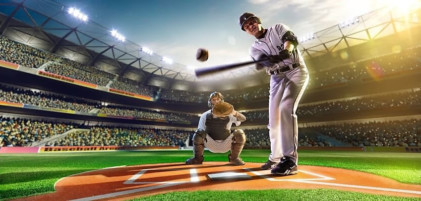 baseball player stadium reb