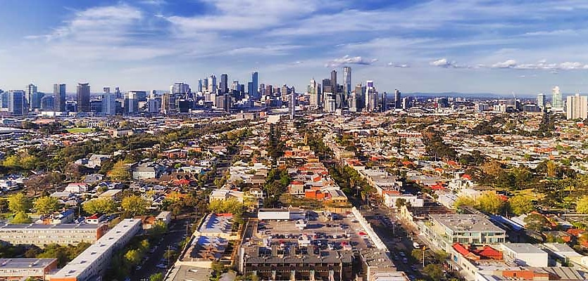 melbourne skyline suburbs reb